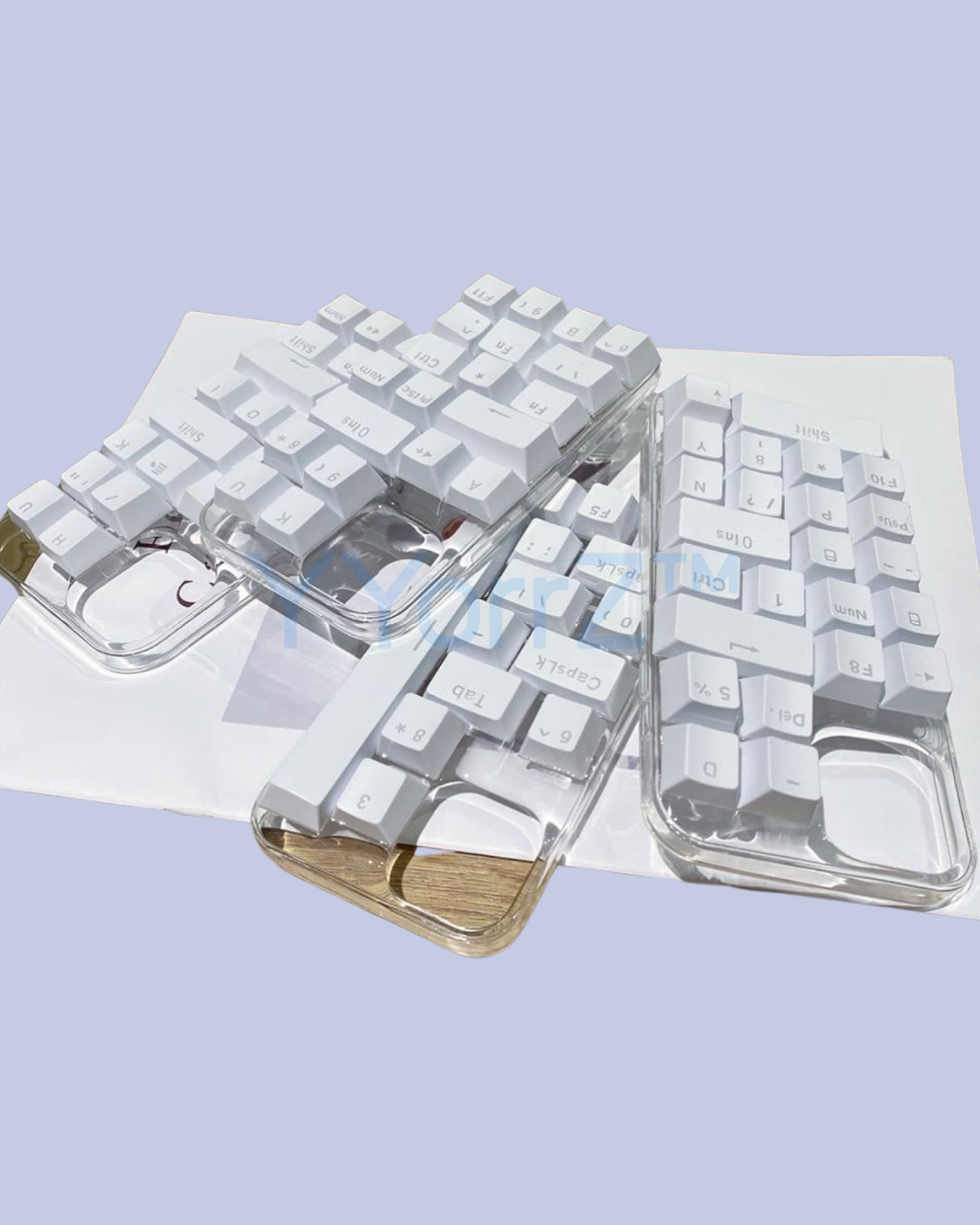 All the Clear Mechanical Keyboard Keycap iPhone Case