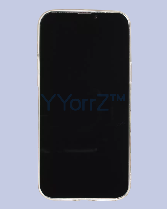 A front view of the Clear Mechanical Keyboard Keycap iPhone Case