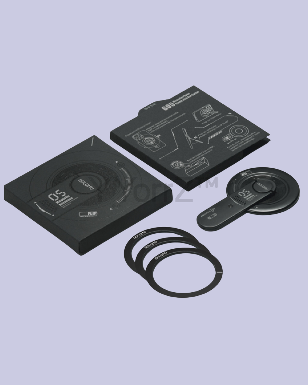 The entire package of the MagSafe Magnetic Multipurpose Smartphone 360º Ring