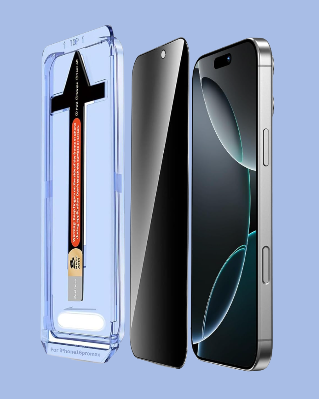 The installation tool of the SupGlass Full Privacy Tempered Glass Anti-Peeping Screen Protector