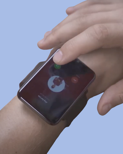 Making a call with the 73MM Android Ultra Smartwatch I 