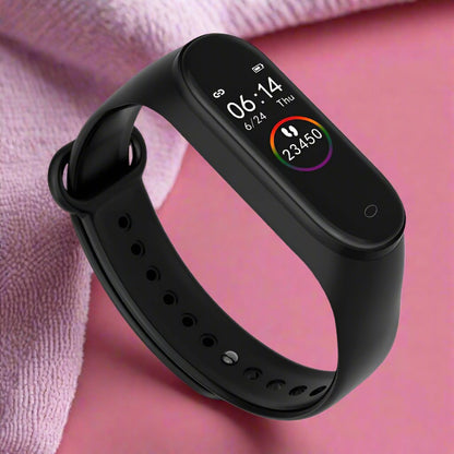 A Black Multi-functions Health &amp; Fitness Tracker