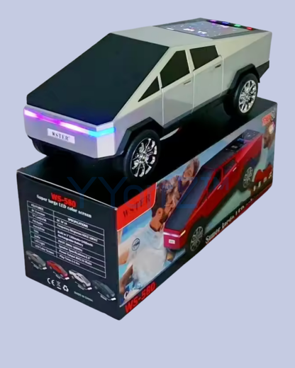 Another display of the 15W HD Sound Cybertruck Shaped Wireless Bluetooth Speaker