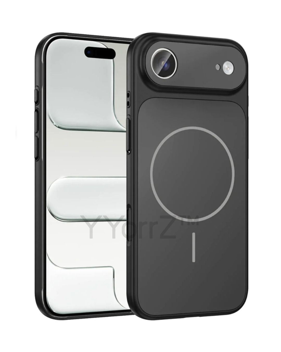 Tempered Glass Magnetic Titanium iPhone Case with MagSafe