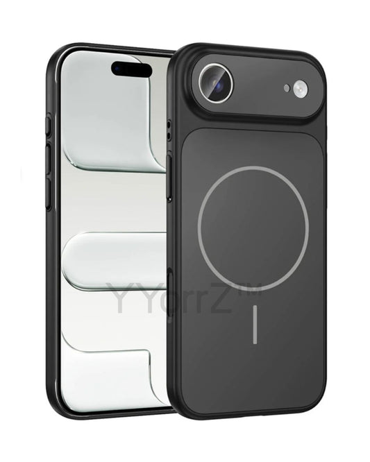 Tempered Glass Magnetic Titanium iPhone Case with MagSafe