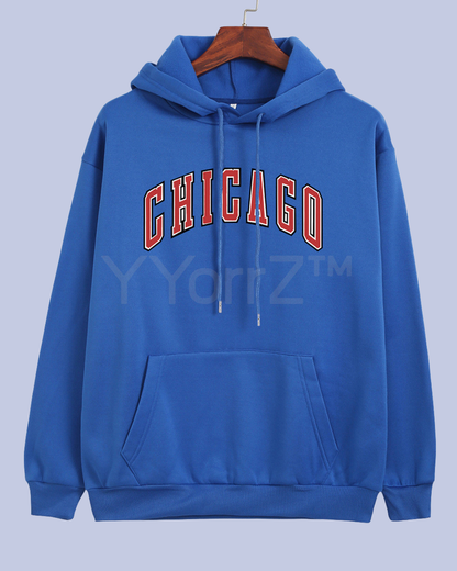 Blue Retro_Chicago_Collegiate_Pullover_Hoodie