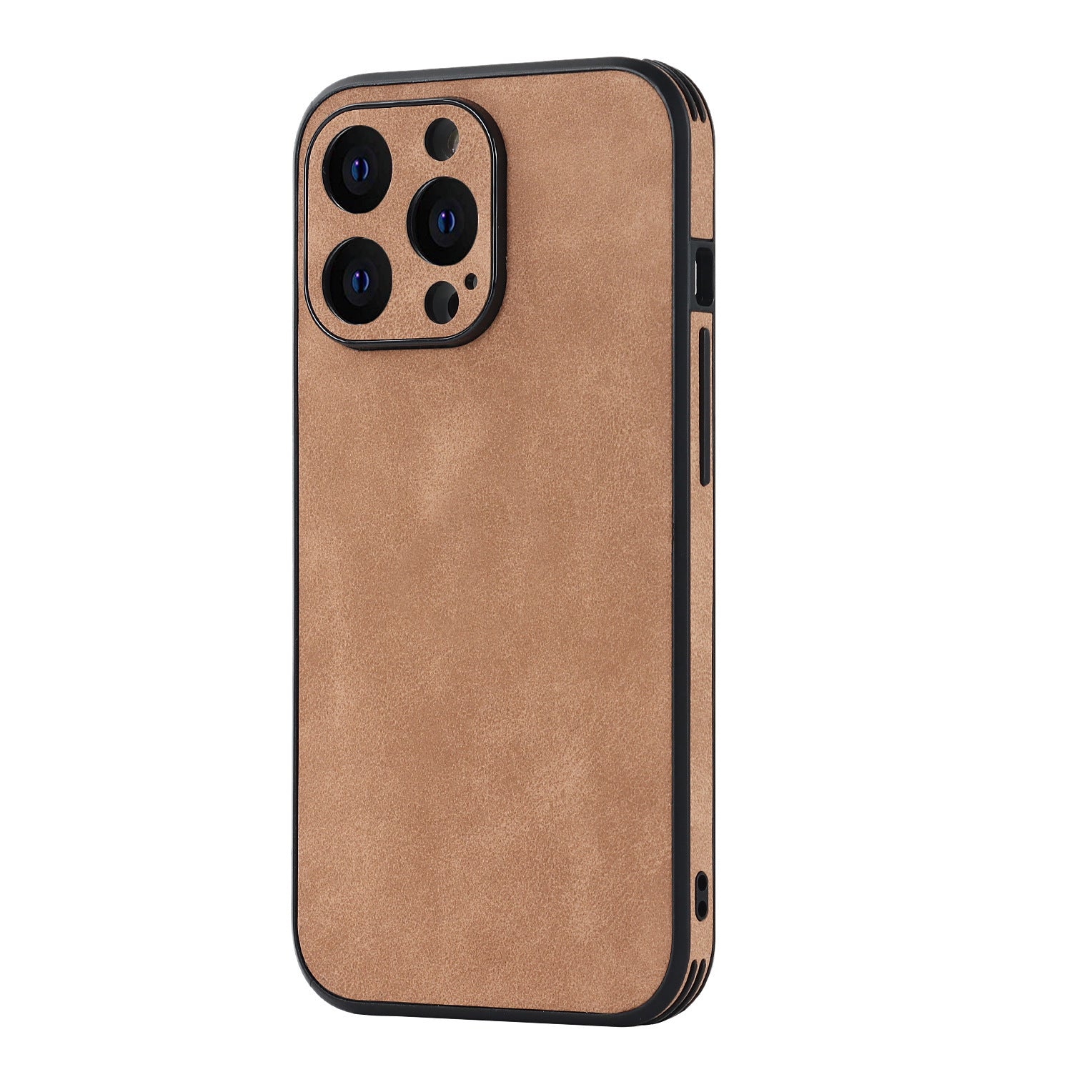 The Brown Stylish Suede iPhone Case