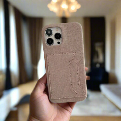 Wallet iPhone Case in Brown