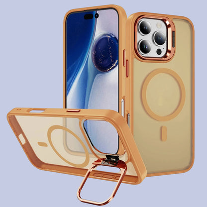 The Champagne Max Full Body Magnetic Shockproof MagSafe with Kickstand iPhone Cover