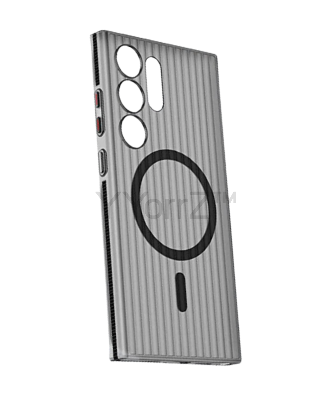 Empty dark gray Samsung Galaxy Vertical Stripe Flipsuit Case