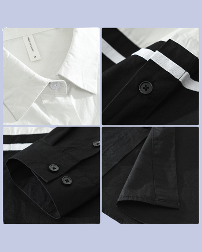 Some key details of the Modern Two-Tone Men's Cotton Shirt