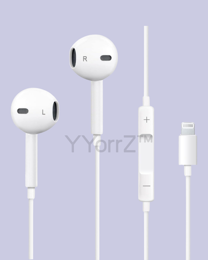The EarPods with the Lightning connector.
