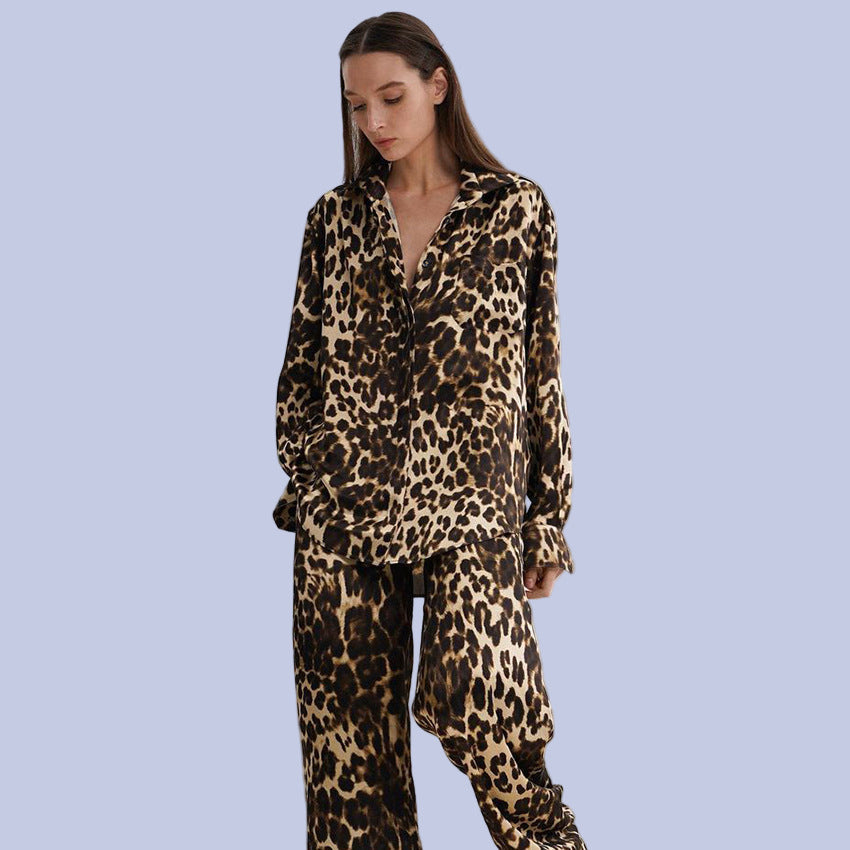 The Leopard Print Pantsuit in full view