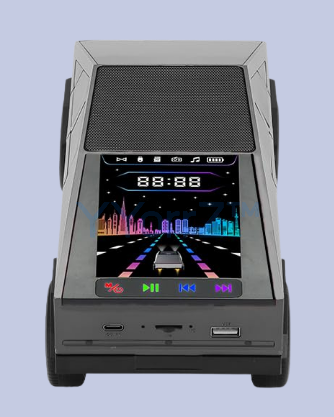 More display of the 15W HD Sound Cybertruck Shaped Wireless Bluetooth Speaker