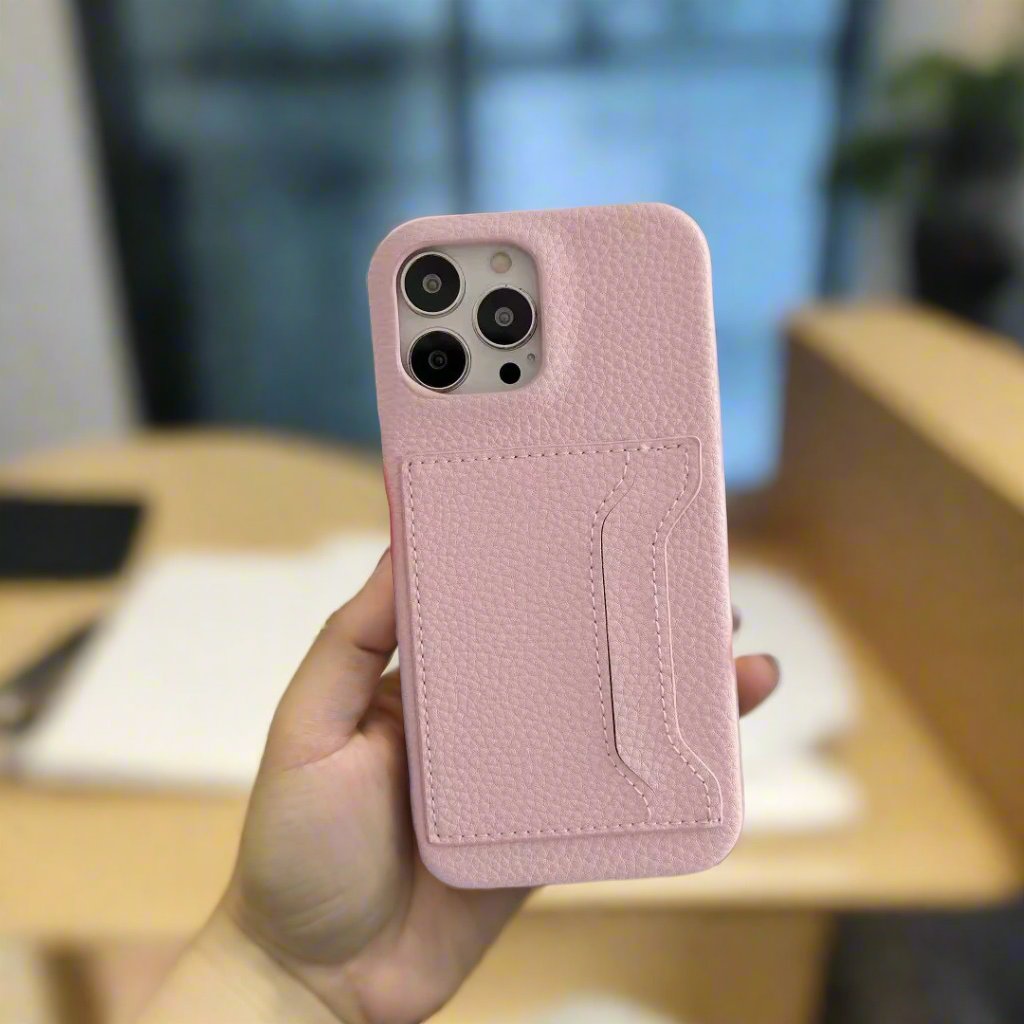 Wallet iPhone Case in Pink