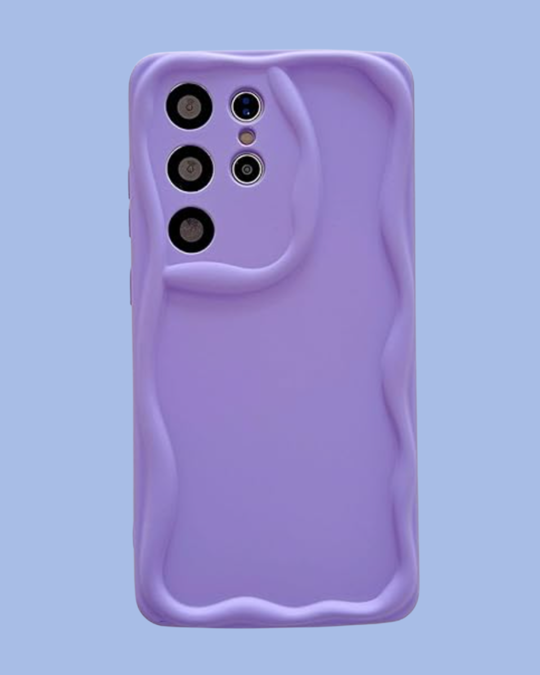 The purple Galaxy Wavy Edge Case