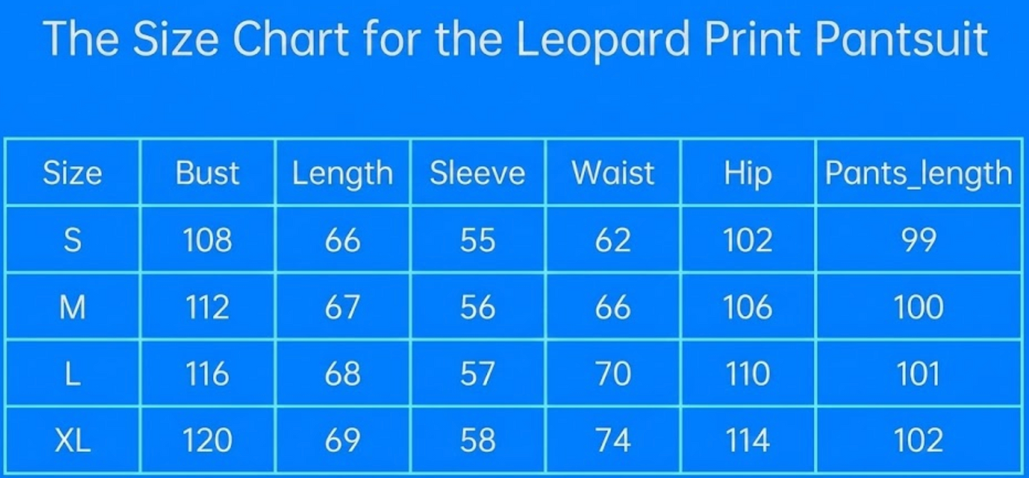 Leopard Print Pantsuit