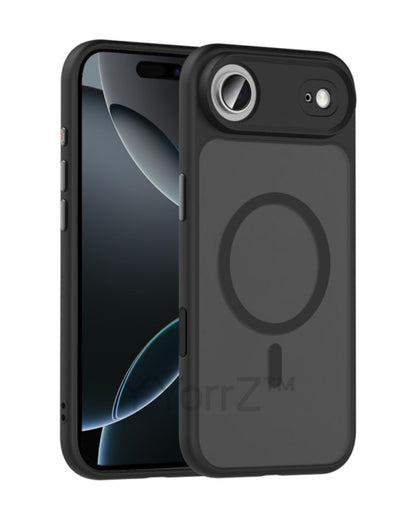 Tempered Glass Magnetic Titanium iPhone Case with MagSafe